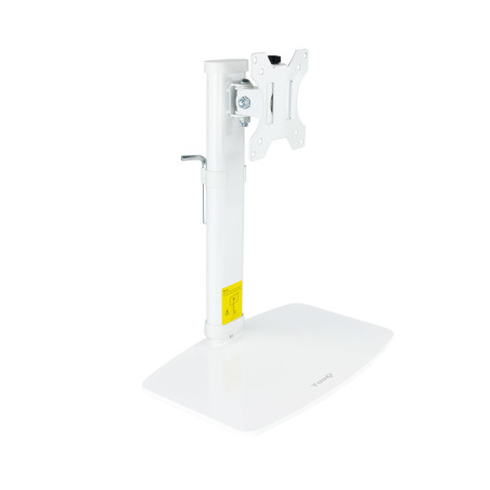 Support écran à poser Tooq DB1127TN 17"-27" (6kg max) (Blanc)