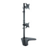 Support double-écran à poser Tooq DB1703TNV 17"-32 (9kg max) (Noir)