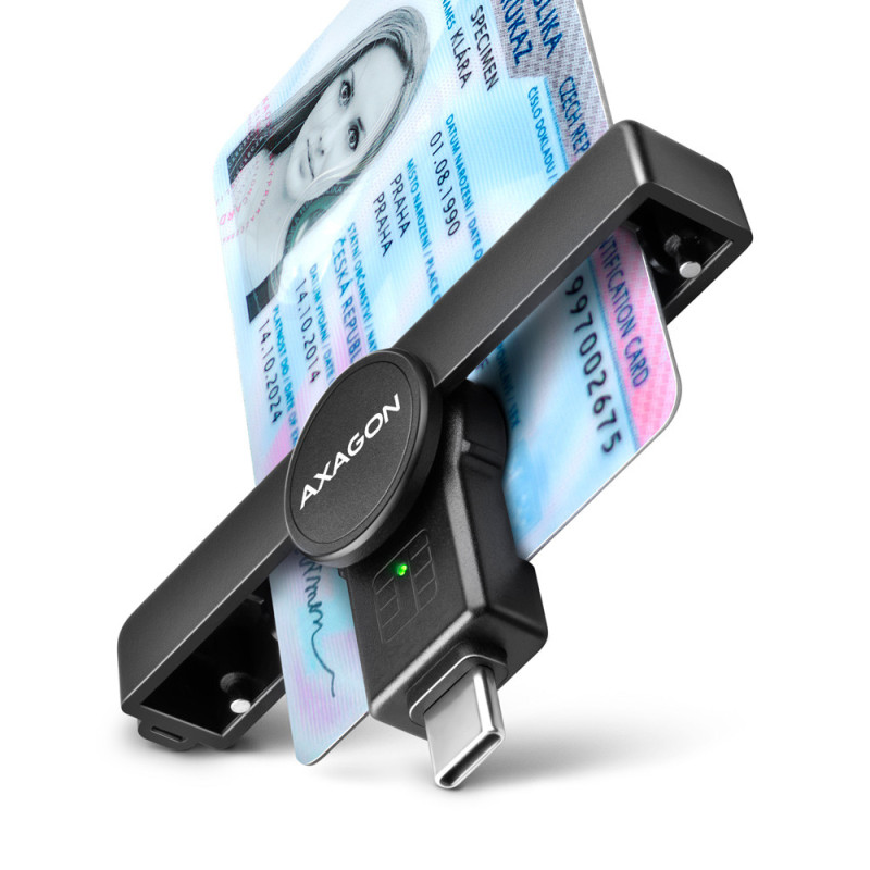 Lecteur de Cartes à puce Axagon CRE-SMPC