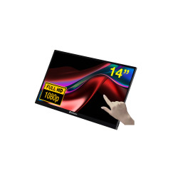 Ecran portable tactile 14" Verbatim PMT-14 Full HD (Noir)