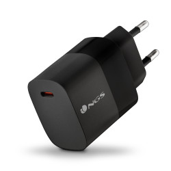 Chargeur secteur NGS Bud 1x USB-C 20W (Noir)