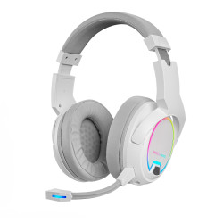 Casque Gamer sans fil Mars Gaming MHW-100 RGB (Blanc)
