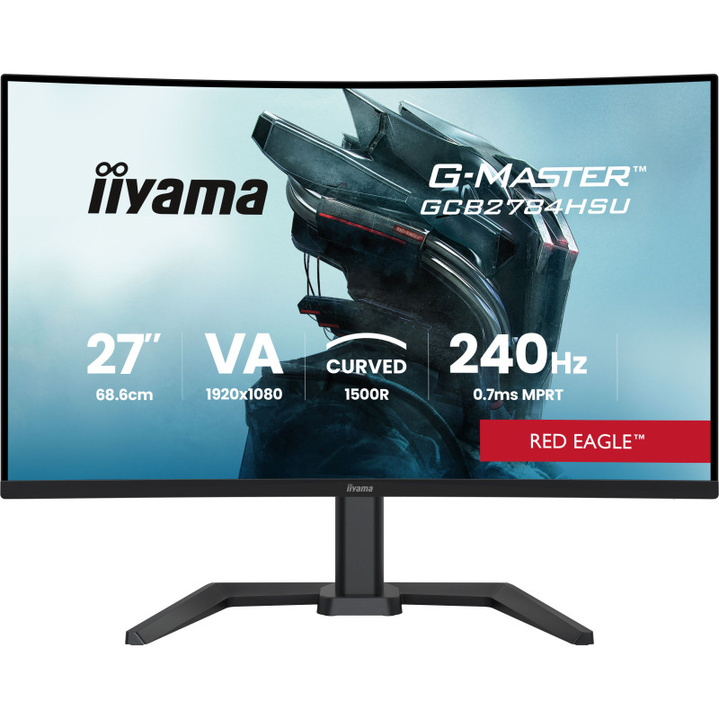 Ecran incurvé 27" Iiyama G-Master Red Eagle GCB2784HSU-B1 Full HD 240Hz (Noir)