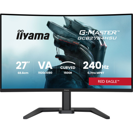 Ecran incurvé 27" Iiyama G-Master Red Eagle GCB2784HSU-B1 Full HD 240Hz (Noir)