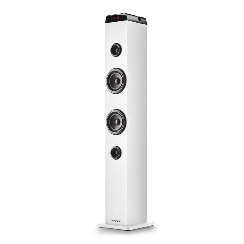 Colonne de son Enceintes Bluetooth NGS Skycharm Pro (Blanc)