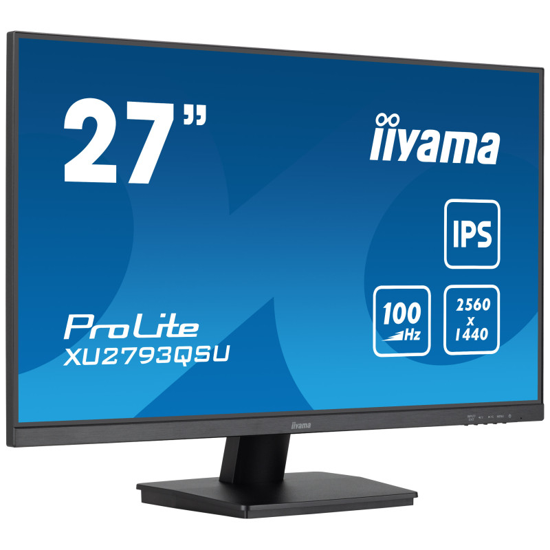 Ecran 27" Iiyama ProLite XU2793QSU-B7 Quad HD 100Hz (Noir)