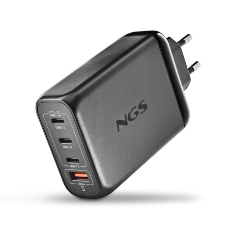 Chargeur secteur NGS Bud 3x USB-C + 1x USB-A 140W (Noir)