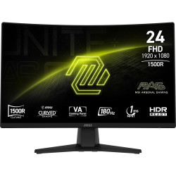 Ecran incurvé 24" MSI Mag 242C 180Hz (Noir)