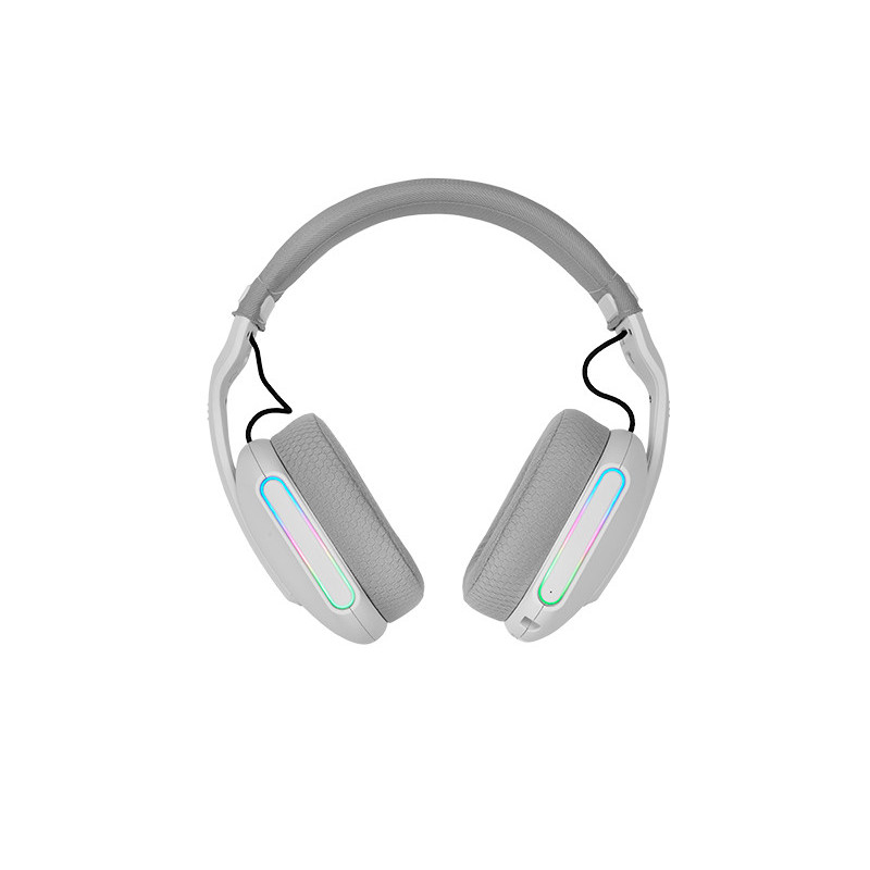 Casque Gamer sans fil Mars Gaming MHW-Pro RGB (Blanc)