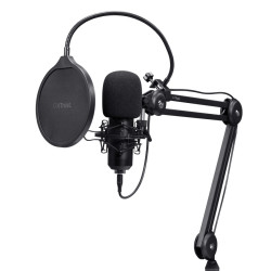 Microphone sur pied Trust GXT 270 Emita II+ (Noir)