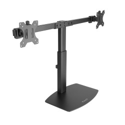 Support double-écran à poser Tooq DB1727TN 17"-27" (6kg max) (Noir)