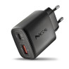 Chargeur secteur NGS Eon 1x port USB-A + 1x port USB-C 45W (Noir)