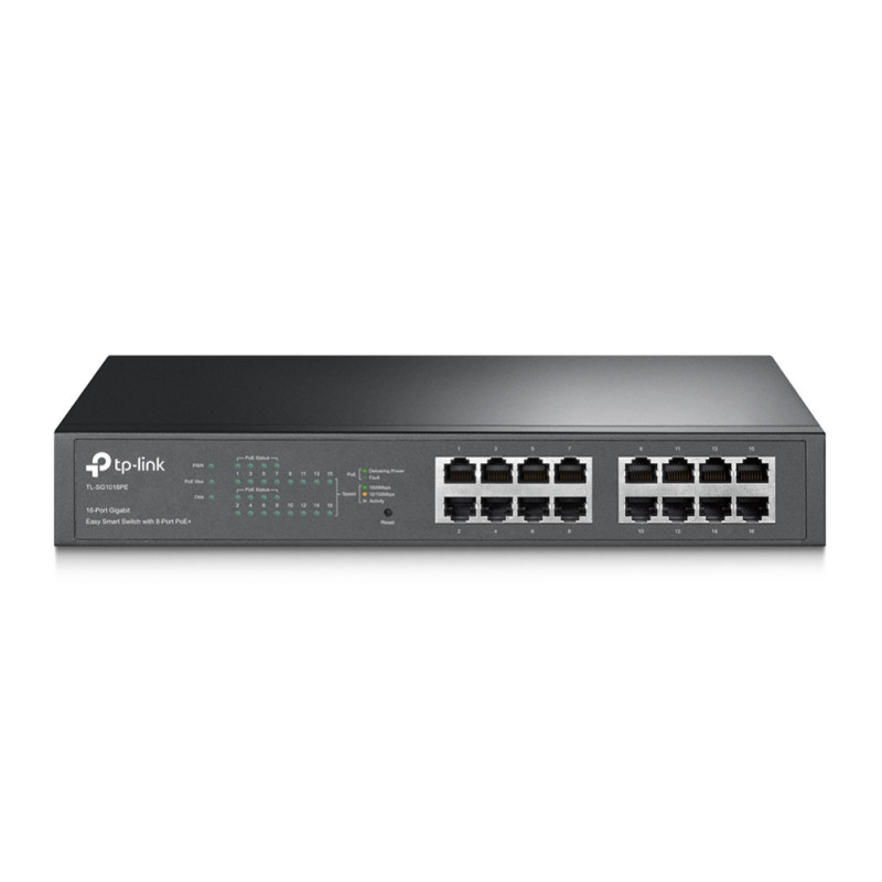 Switch réseau ethernet Gigabit TP-Link Easy Smart TL-SG1016PE - 16 ports dont 8x PoE