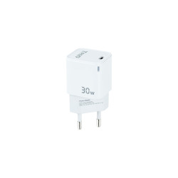 Chargeur secteur TooQ TQWC-GANPD30 1 port USB-C 30W (Blanc)