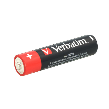 Lot de 4 piles Alcaline Verbatim Premium type AAA (LR03) 1,5V