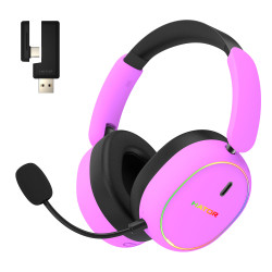Casque Gamer sans fil Hator Phoenix 2 (Violet)
