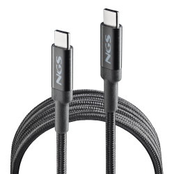 Cable NGS Knot USB-C M M 3m 65W (Noir)