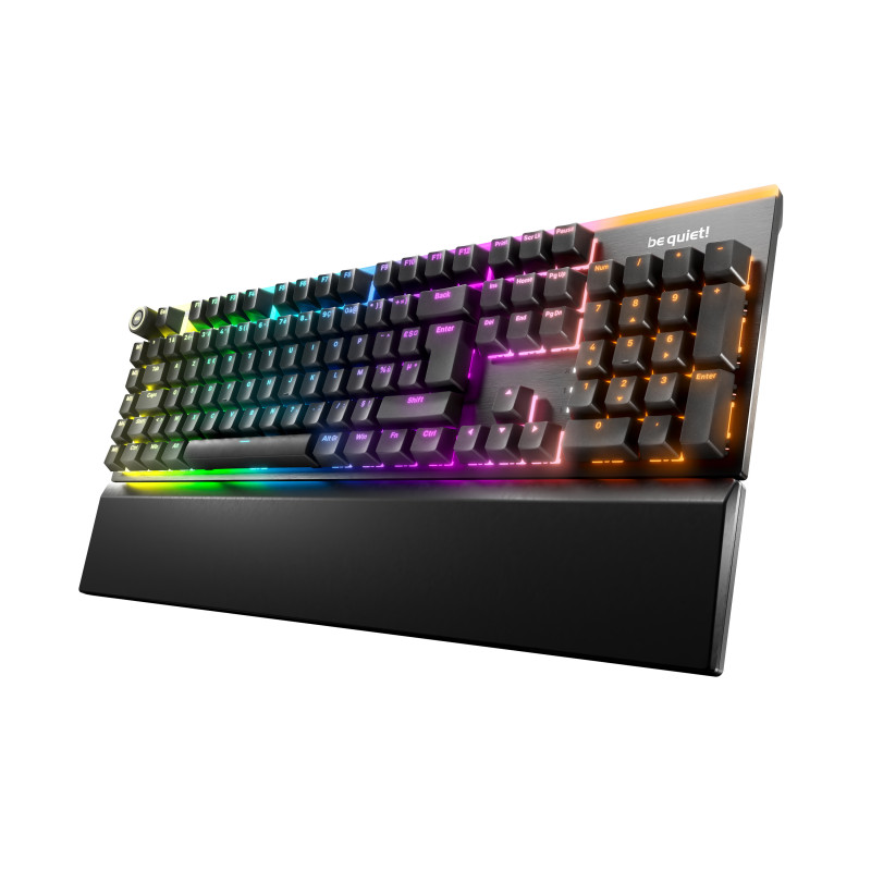 Clavier Gamer mécanique (Silent Tactile) be quiet! Light Mount RGB (Noir)