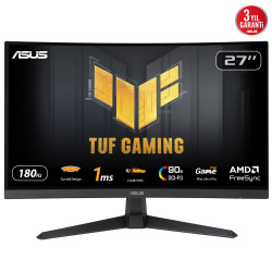 Ecran incurvé 27" Asus Tuf Gaming VG27VQ3B Full HD 180Hz (Noir)