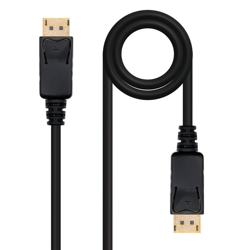 Câble DisplayPort 1.2 Nanocable 2m M M (Noir)