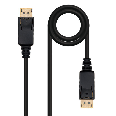 Câble DisplayPort 1.2 Nanocable 2m M M (Noir)