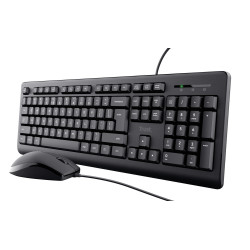 Pack 2en1 (Clavier Souris) Trust Primo (Noir)