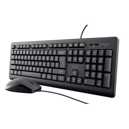 Pack 2en1 (Clavier Souris) Trust Primo (Noir)