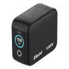 Mini chargeur secteur Verbatim avec écran x2 USB C + x1 USB A 100w (Noir)