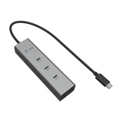 Hub USB-C I-Tec Charging Metal Pro - 5 ports USB-C 3.0 (Gris)
