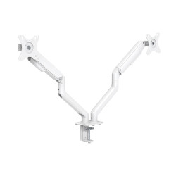 Support double-écran à fixer Tooq DB4132TNR 17"-32" (9kg max) (Blanc)