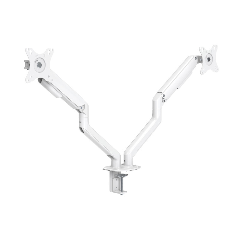 Support double-écran à fixer Tooq DB4132TNR 17"-32" (9kg max) (Blanc)