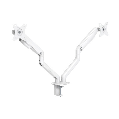 Support double-écran à fixer Tooq DB4132TNR 17"-32" (9kg max) (Blanc)
