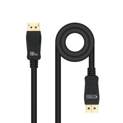 Câble DisplayPort 1.4 Nanocable 1m M M (Noir)
