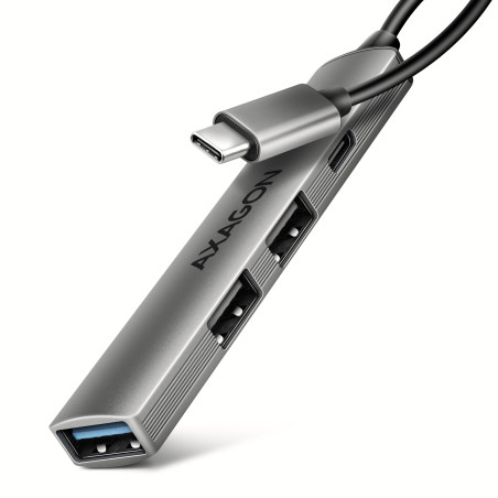 Hub USB-C 3.2 Axagon HUE-STC - 4 ports (Gris)