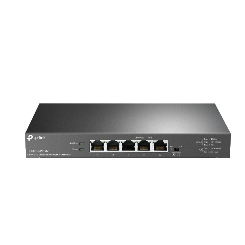 Switch réseau ethernet 2,5 Gbit s TP-Link TL-SG105PP-M2 - 5 ports dont 4x PoE++
