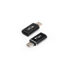 Adaptateur Nanocable  Micro USB vers USB-C (Noir)