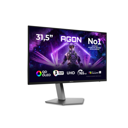 Ecran 32" AOC Agon Pro AG326UD OLED 4K Ultra HD 165Hz (Noir)