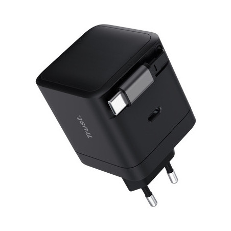 Chargeur secteur Trust Maxo USB-C 65W (Noir)