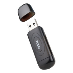 Lecteur de Cartes externe USB-A 3.0 TooQ TQR-3002B (Gris)