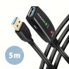 Rallonge USB 3.0 amplifiée Axagon ADR-305 M F 5m