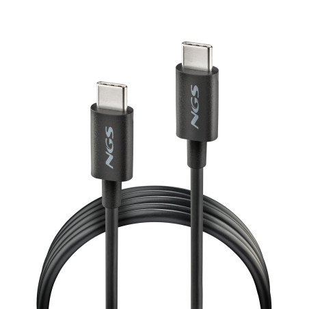 Cable NGS Zyro USB-C M M 1m 60W (Noir)