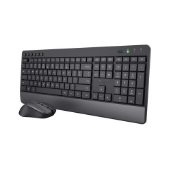 Pack 2en1 (Clavier Souris) sans fil Trust Trezo (Noir)