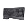 Pack 2en1 (Clavier Souris) sans fil Trust Trezo (Noir)