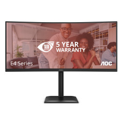 Ecran incurvé 34" AOC CU34E4CV WQHD 120Hz (Noir)