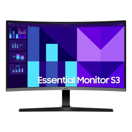 Ecran incurvé 27" Samsung Essential Monitor LS27D392GAUXEN Full HD 100Hz(Noir)
