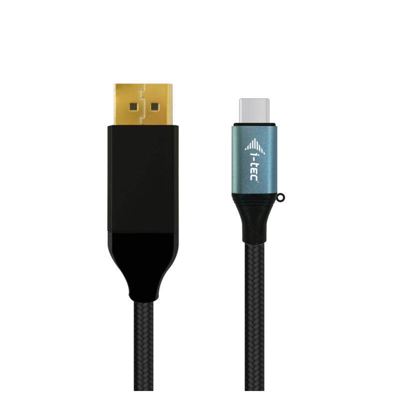 Cable Adaptateur USB-C I-Tec vers DisplayPort 1,5m M M (Noir)