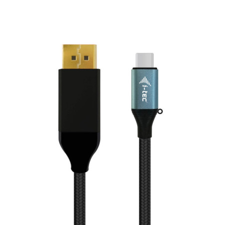 Cable Adaptateur USB-C I-Tec vers DisplayPort 1,5m M M (Noir)