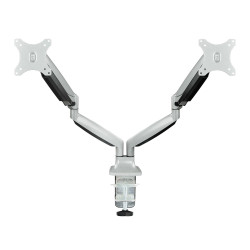 Support double-écran à fixer Tooq DB3132TNR 13"-32" (9kg max) (Argent)