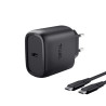 Chargeur secteur Trust Maxo 1x port USB-C - 45W- Cable 2m inclus (Noir)