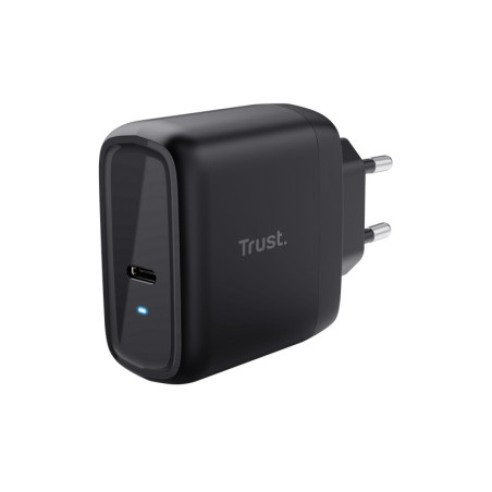 Chargeur secteur Universel Trust Maxo USB-C - 65W - Cable 2m inclus (Noir)